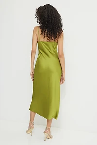 Aimee Satin Maxi Dress