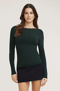 Nola Sculpt Long Sleeve Top