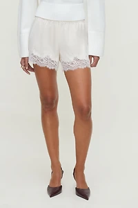 Lace Satin Shorts
