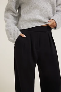 Pantalon à jambe large en scuba Anywear