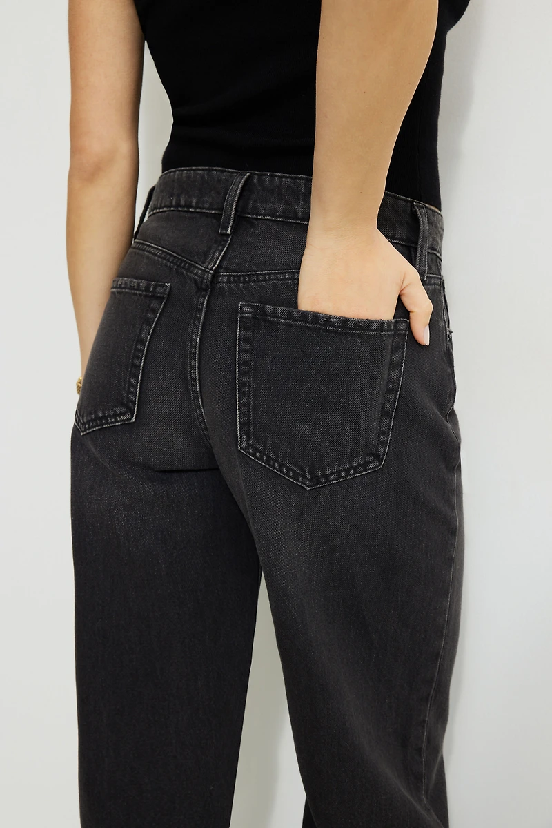 Mika Mid Rise Relaxed Straight Leg Jeans