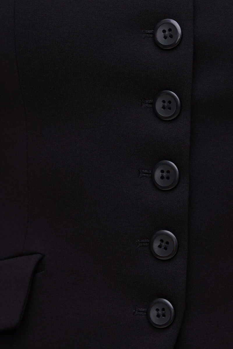 Boat Neck Ponte Blazer