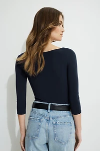 Three Quarter Sleeve Bodysuit
