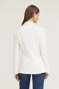 Veston ajusté à un bouton