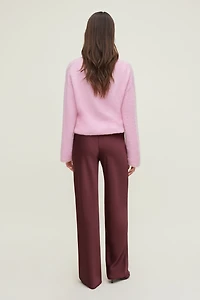 Wide Leg Satin Pants