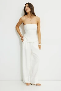 Linen Tube Top