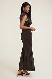 Sculpt Mix Media Mermaid Maxi Dress