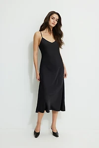 Robe maxi en satin Aimee