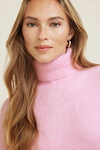 Chandail à col roulé écourté Ellora