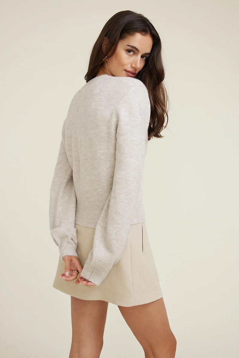 Rebecca Crewneck Cardigan