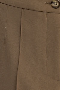 Pintuck Straight Leg Pants