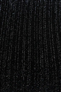 Ribbed Metallic Mini Dress