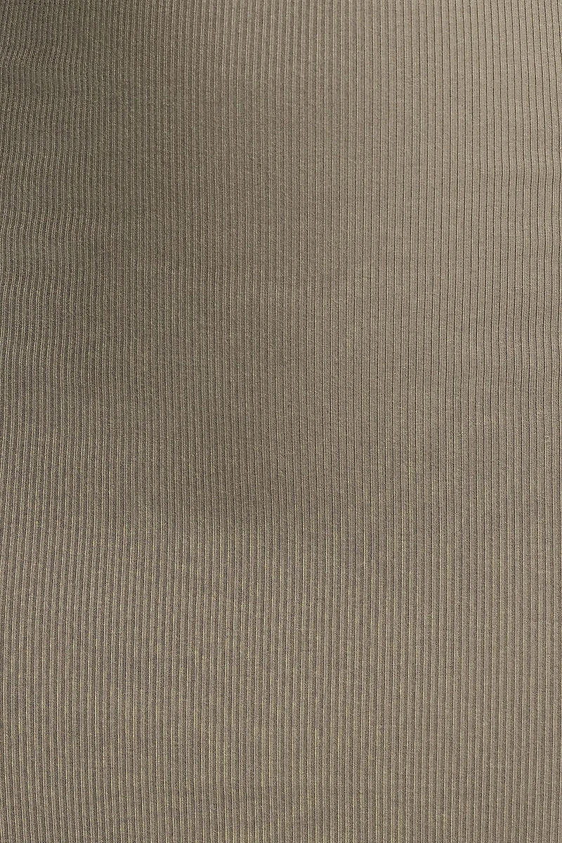 Robe maxi moulante côtelé