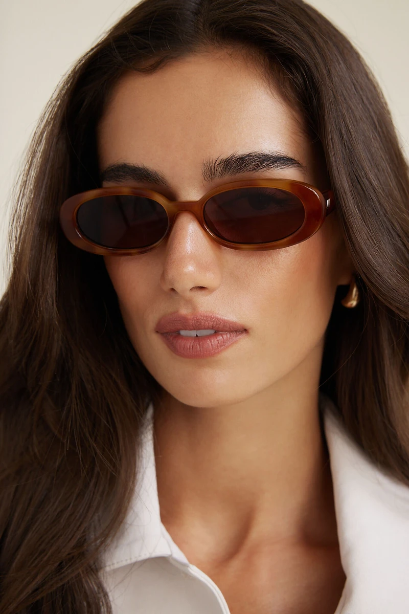 LE SPECS | Lunettes de soleil ovales Outta Love