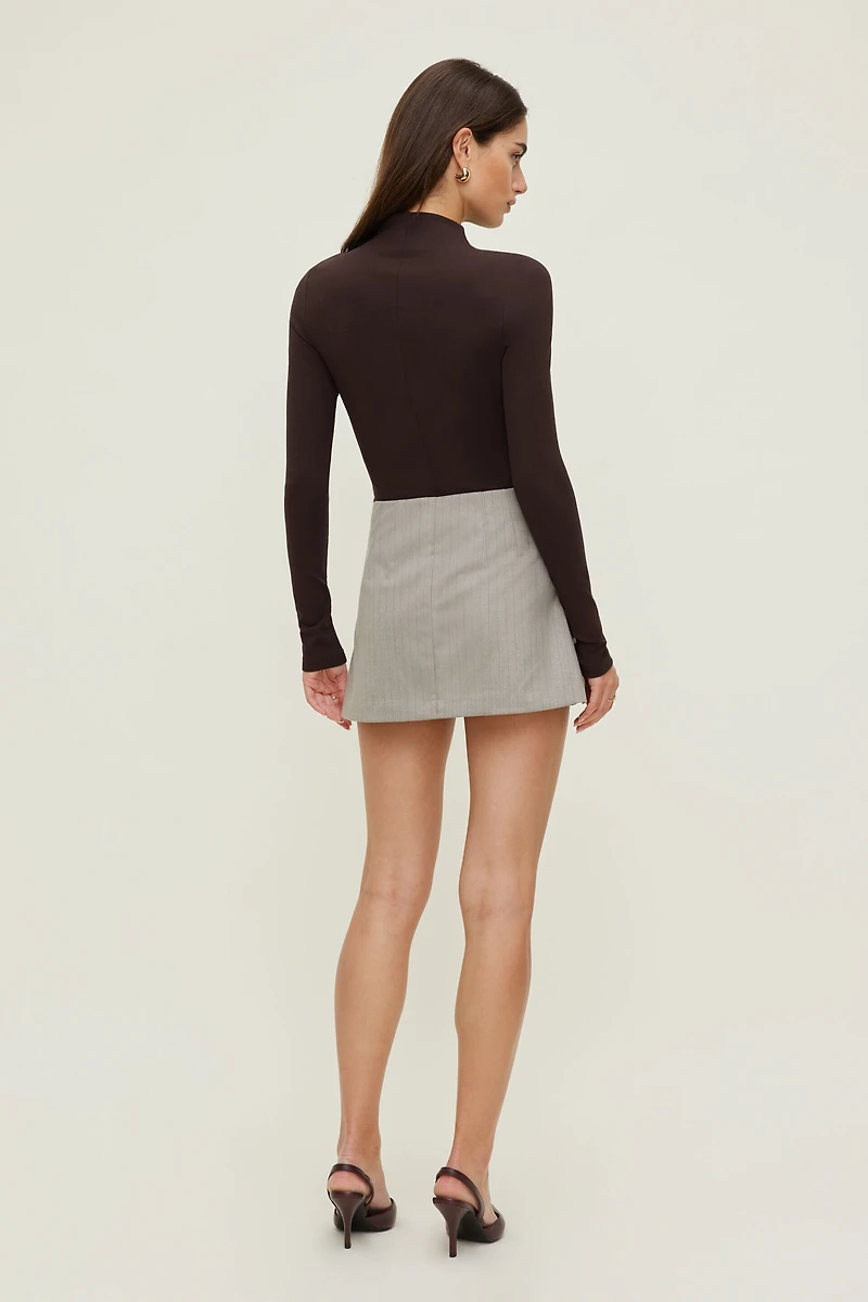 Mock Neck Long Sleeve Top