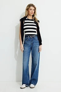 Camisole en tricot côtelée Pia