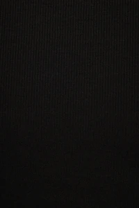 T-shirt ultra-court côtelé Keri