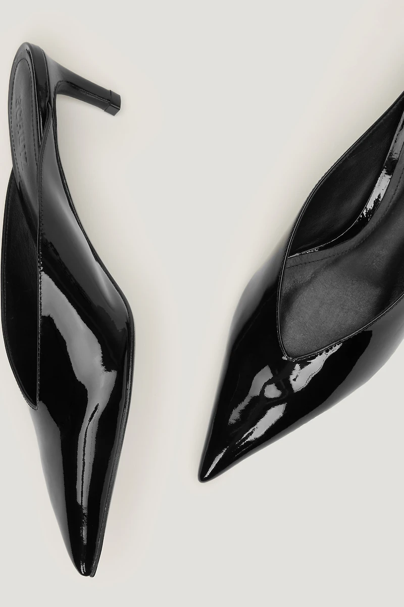 SCHUTZ | Loren Patent Heeled Mules