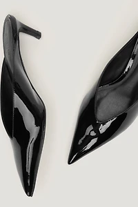 SCHUTZ | Loren Patent Heeled Mules