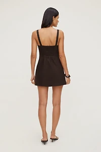 Minirobe-short en lin