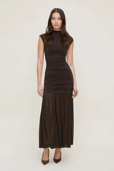 Robe maxi bimatière Sculpt style sirène