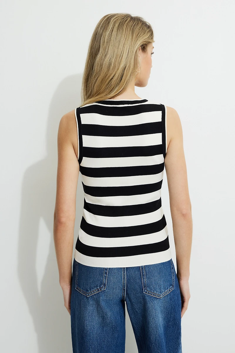 Camisole en tricot côtelée Pia