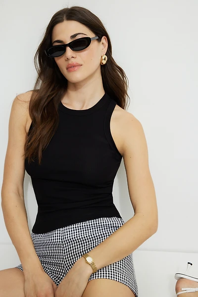 Super Slim Oval Sunglasses