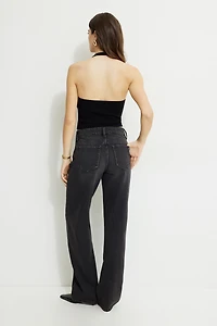 Mika Mid Rise Relaxed Straight Leg Jeans