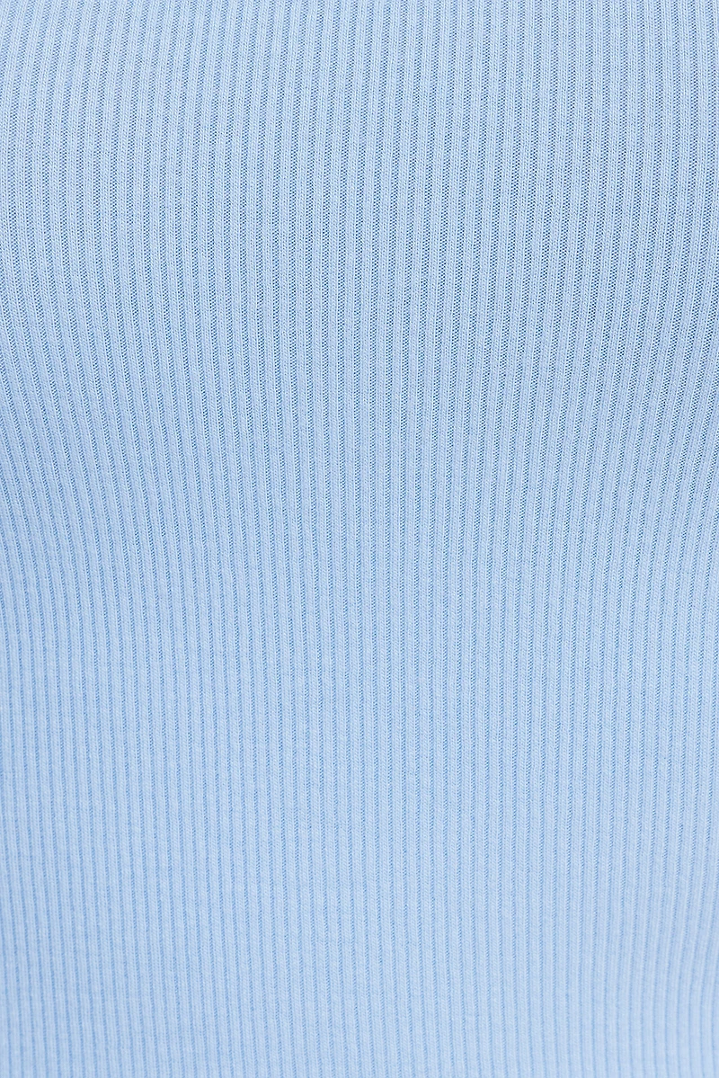 T-shirt à manches longues côtelé Ophelia