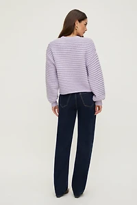 Chandail en tricot côtelé Lorelai