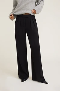 Pantalon à jambe large en scuba Anywear