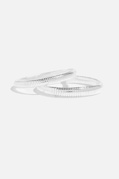 Ensemble de 2 bracelets en chaîne serpent