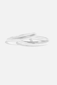 Ensemble de 2 bracelets en chaîne serpent