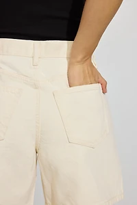Short en denim A taille haute et coupe Charlie
