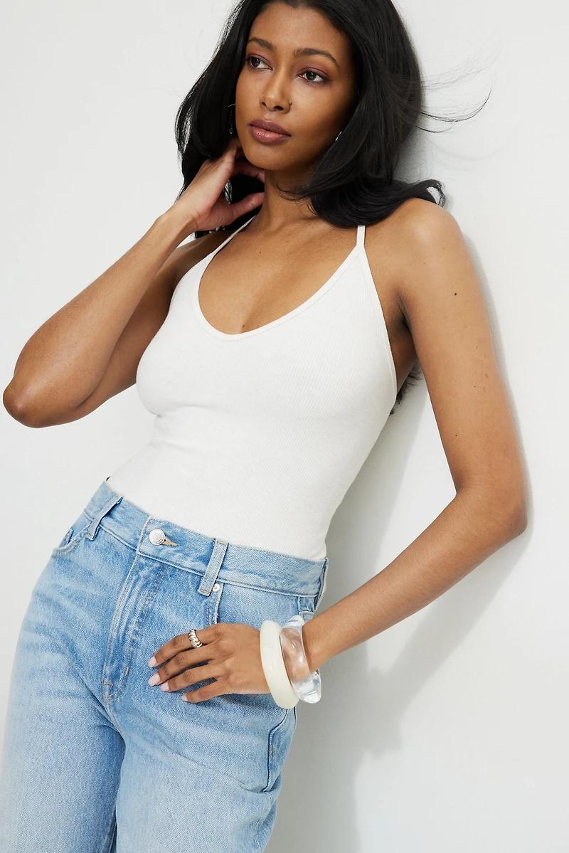 Ribbed Racerback Camisole