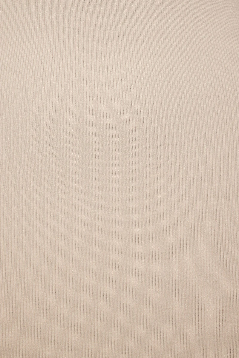 Robe midi en tricot à entaille