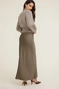 Satin Maxi Skirt