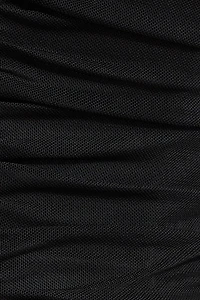 Draped Mesh Corset Top