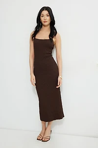 Simona Textured Maxi Dress