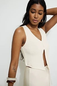 Veste en tricot à ouverture