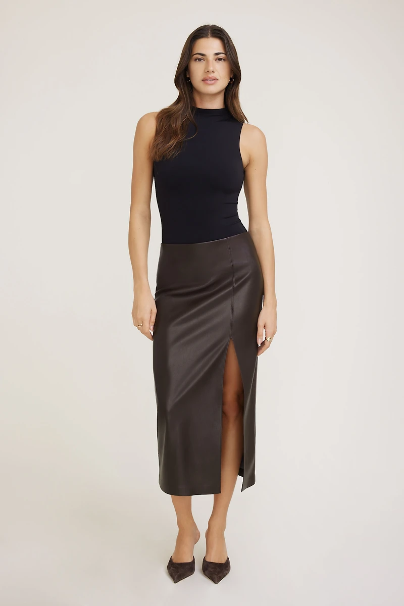 Sculpt Mock Neck Bodysuit