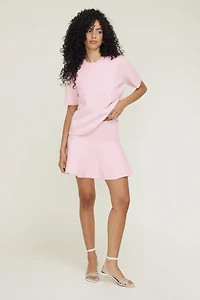 Knit Drop Waist Mini Skirt