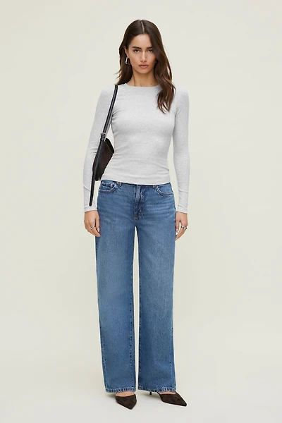 Tedi Ribbed Long Sleeve T Shirt