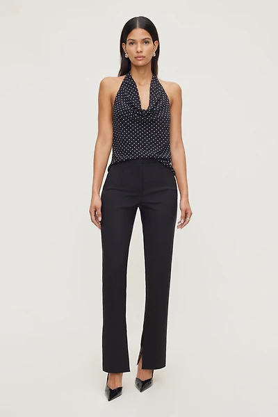 Polka Dot Halter Blouse