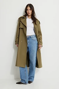 Twill Trench Coat