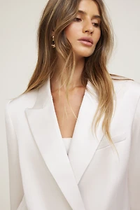 Veston ample en satin Noa