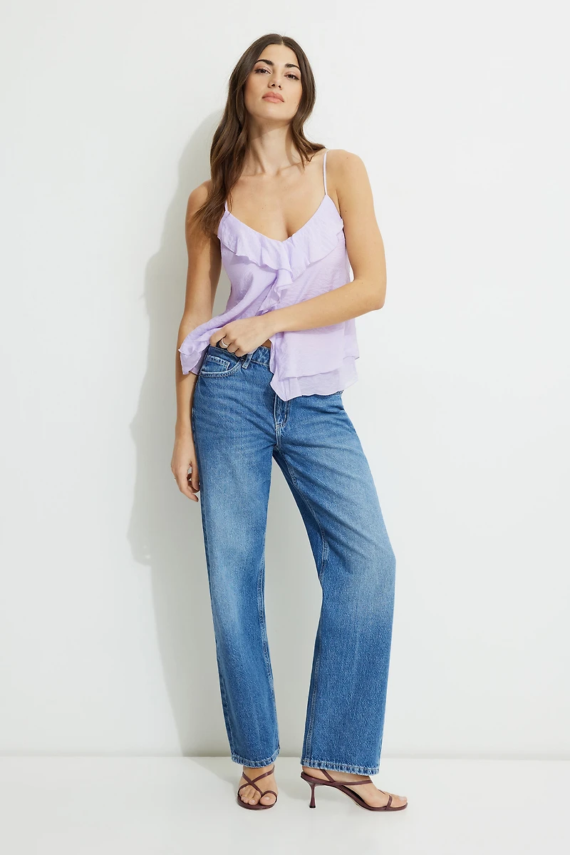 Clover Ruffled Cami Top