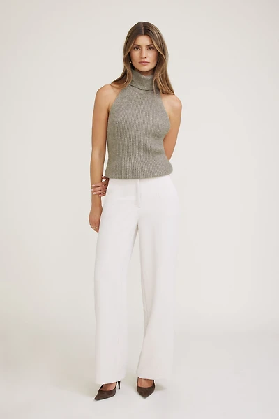 Pantalon fluide à jambe droite Yasmin