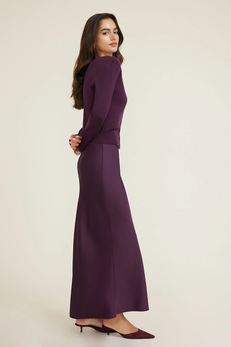 Satin Maxi Skirt
