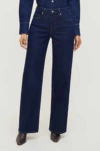 Heidi Stretch High Rise Wide Leg Jeans